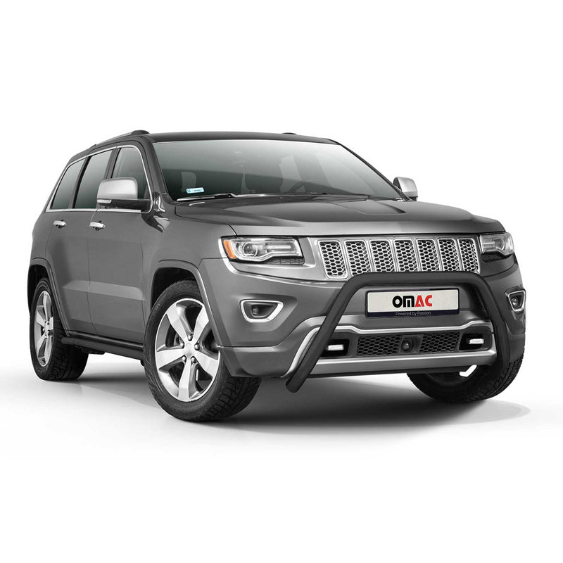 Pare-Buffle Avant Pour Jeep Grand Cherokee WK2 2015-2021 Acier Inoxy Noir