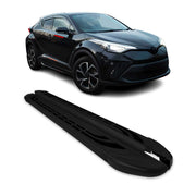 Marchepieds Latéraux pédale pour Toyota C-HR 2016-2023 Aluminium Noir 2Pcs