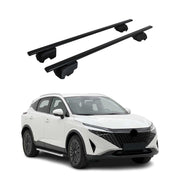 Barres de toit Transversales pour Nissan Qashqai J12 2021-2026 Acier Noir 2Pcs