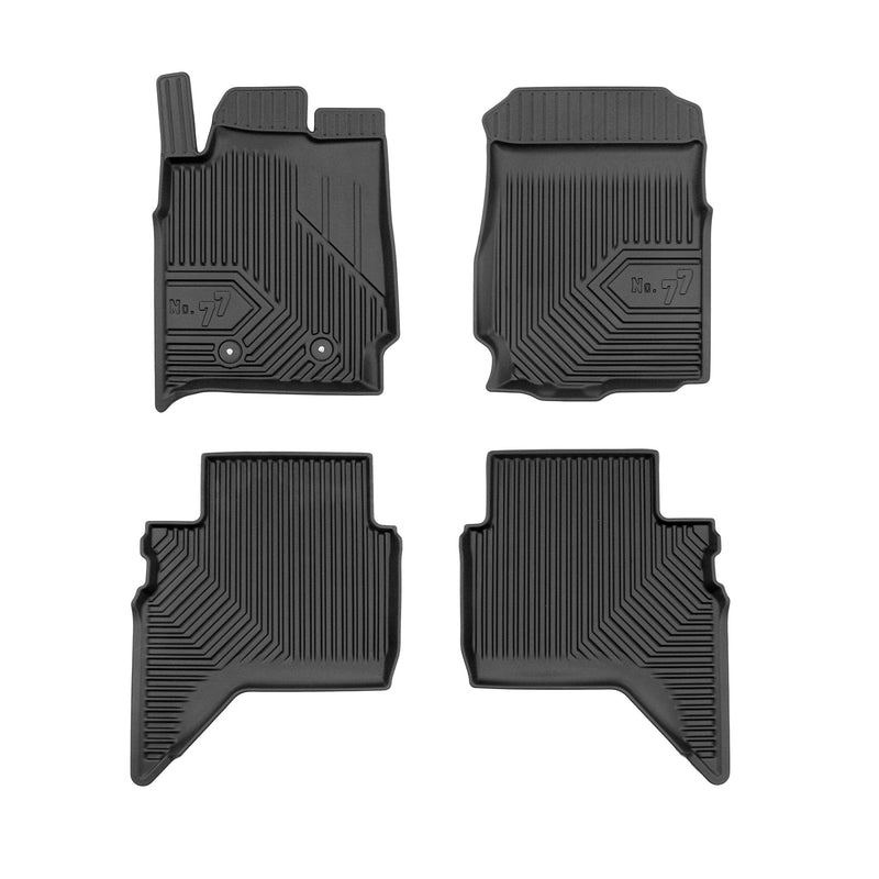 Tapis de Sol de Voiture pour Ford Ranger V 2015-2022 FL TPE Imperméable 4Pcs