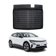 Tapis de coffre pour Renault Megane E-Tech 2022-2027 Noir 3D en Caoutchouc TPE