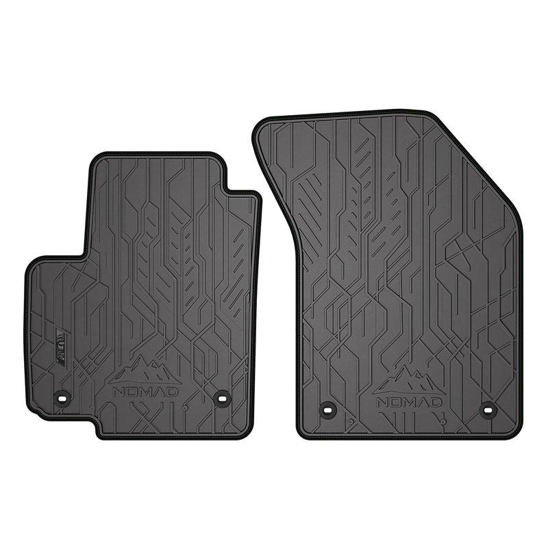 Tapis de Sol de Voiture pour Suzuki Swift IV 2004-2010 Caoutchouc Noir 2Pcs