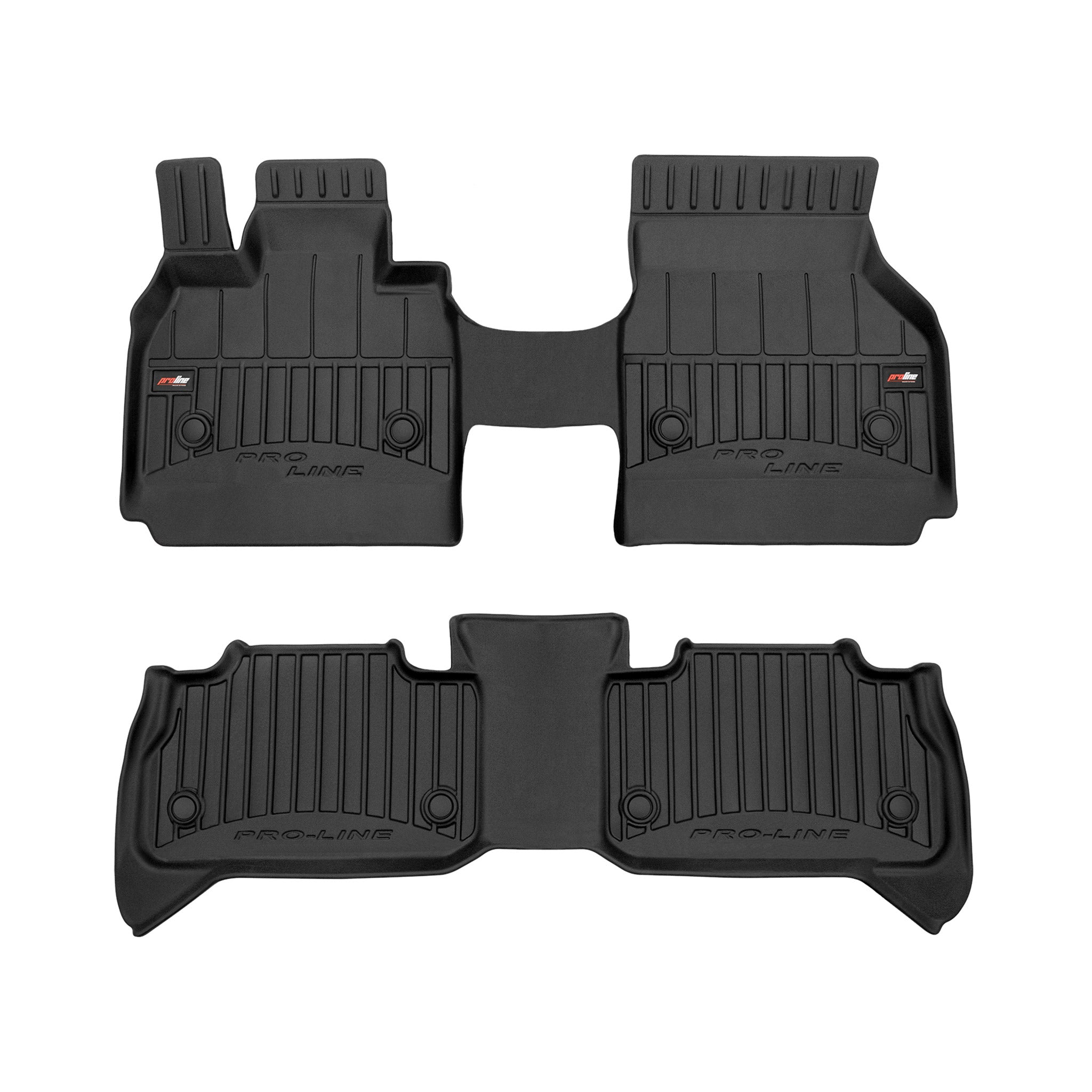 OMAC Tapis de sol caoutchouc pour BMW iX I20 2021-2026 2 pièces Noir Premium