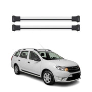 Barres de toit transversales pour Dacia Logan 2013-2020 Aluminium Gris