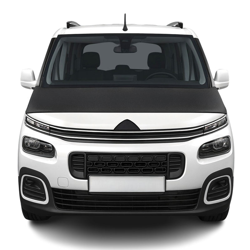 Protège Capot pour Citroen Berlingo 2019-2025 Masque de voiture vinyle Noir