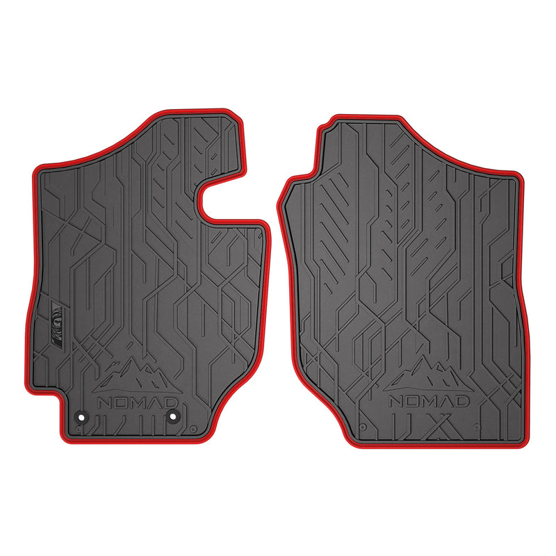 Tapis de Sol de Voiture pour Suzuki Jimny IV 2018-25 Caoutchouc Noir-Rogue 2Pcs