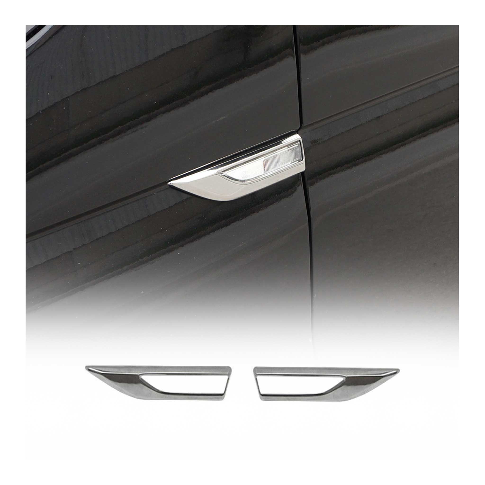 Cadre de Clignotant pour VW Caddy 2015-2020 ABS chromé 2Pcs