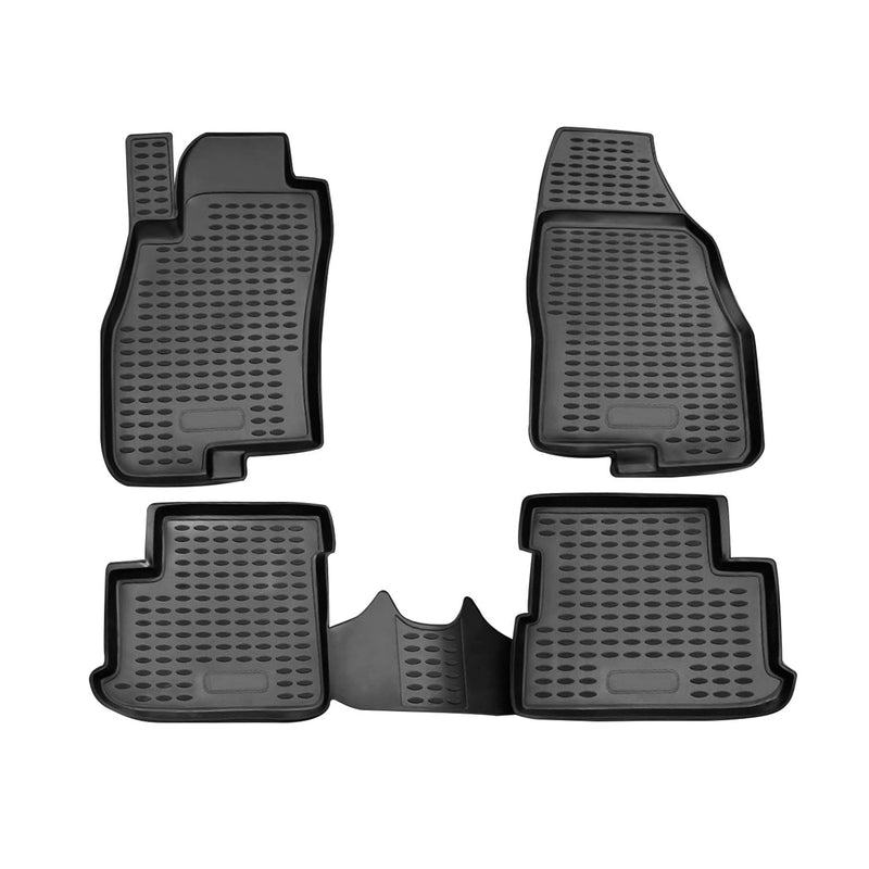 Tapis de Sol pour Fiat Grande Punto 2005-2012 TPE Noir