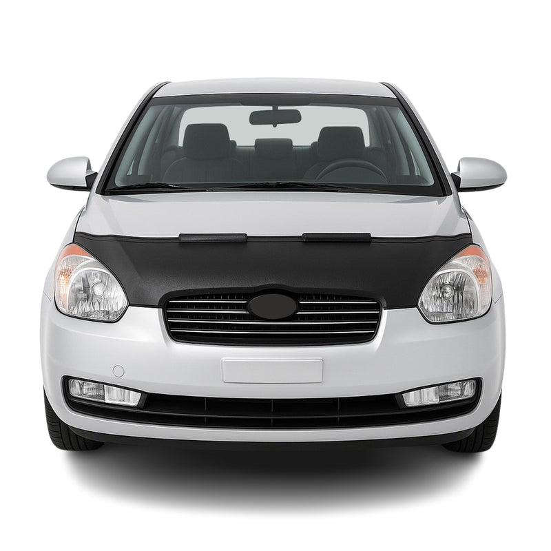 Protège Capot pour Hyundai Accent Era 2005-2011 Masque de voiture vinyle Noir