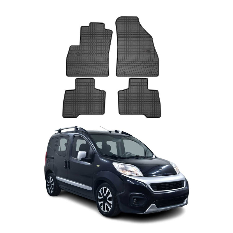 Tapis de Sol pour Fiat Qubo Fiorino III 2008-2024 OMAC Noir Caoutchouc