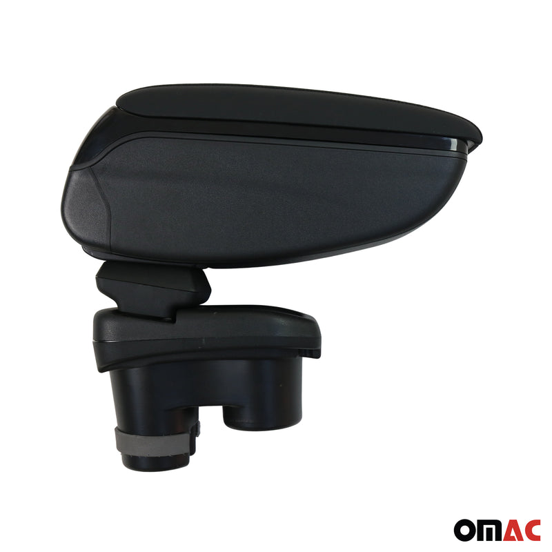 Accoudoir pour Citroen C-Elysee 2012-2019 Vinyl Abs Noir Coulissant