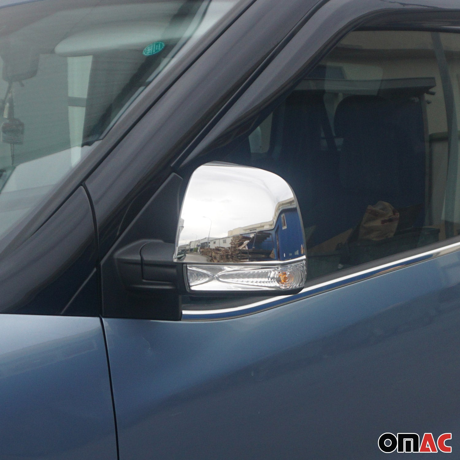 Coques de Rétroviseurs pour Opel Combo D 2012-2019 en ABS Argent