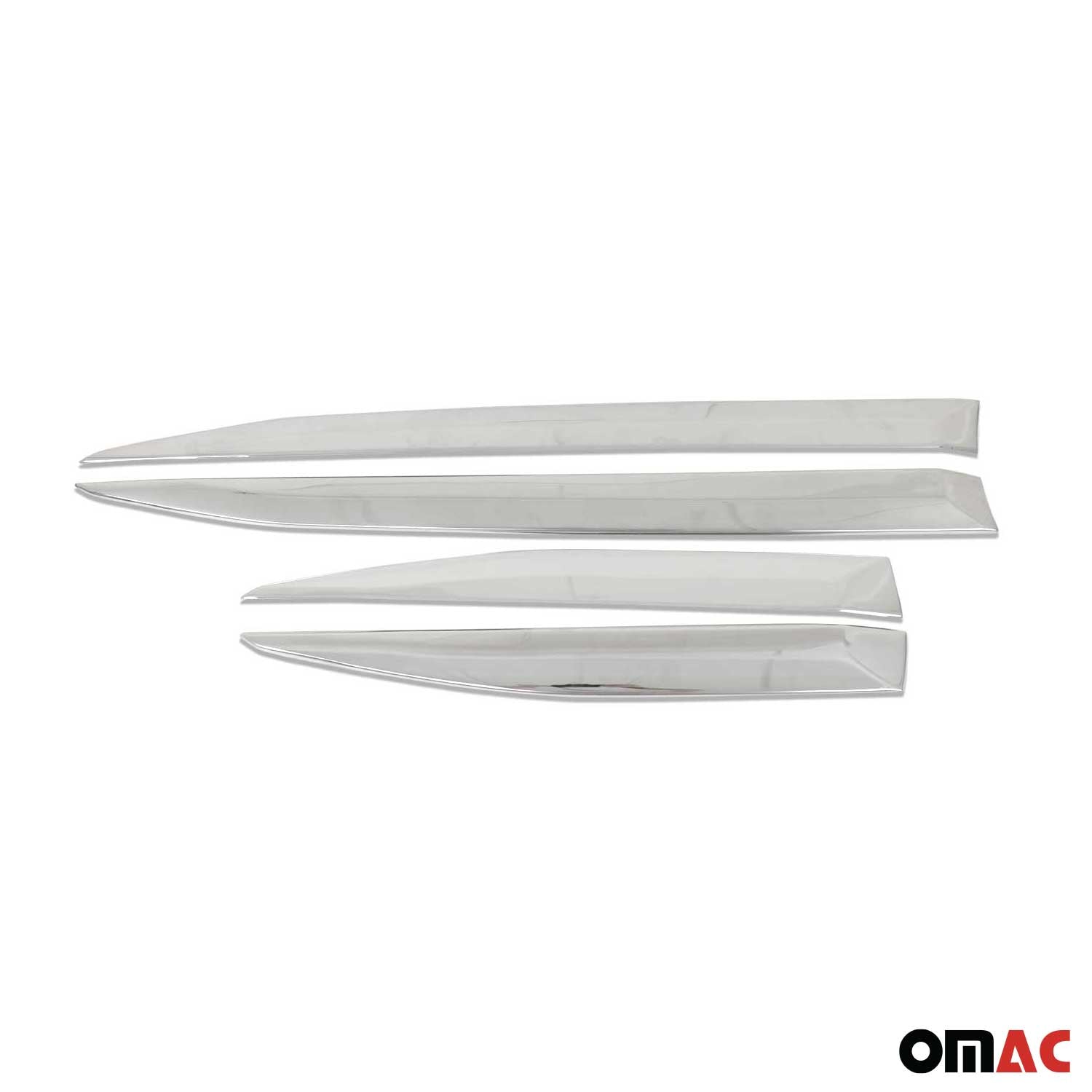 Garniture Baguette de porte latérale pour Peugeot 2008 2019-2025 acier inox 4Pcs