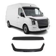 Set Déflecteur de Capot Visière Pare-brise pour VW Crafter 2006-2012 Acryl 2Pcs