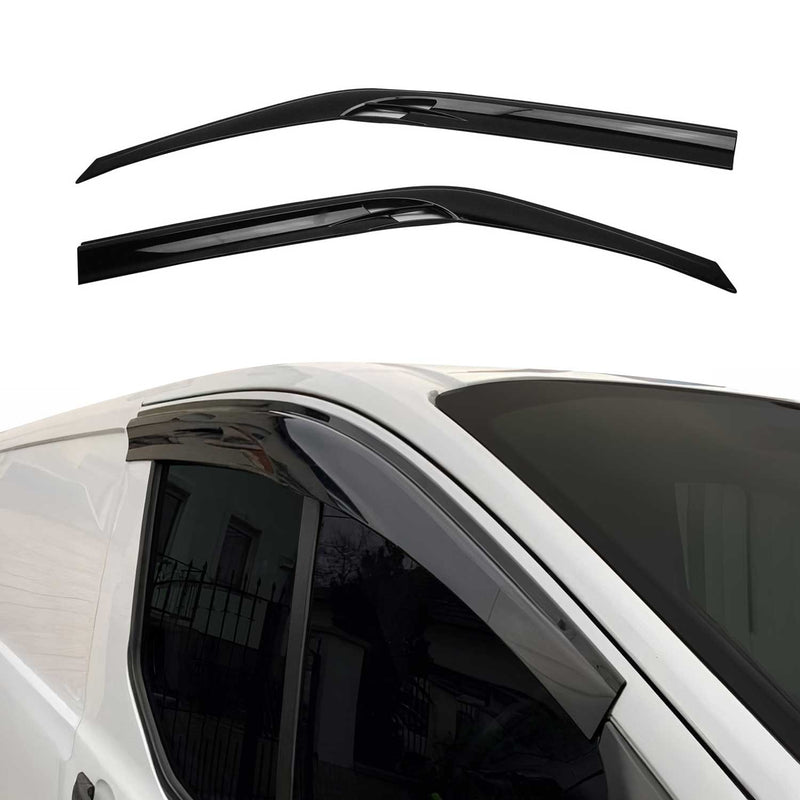 Déflecteurs De Vent Pluie D'air pour Iveco Daily 2006-2014 2pcs Acrylique Noir