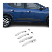 Couverture de Poignée de Porte pour Dacia Sandero 2021-2025 Acier Inoxy 5Pcs