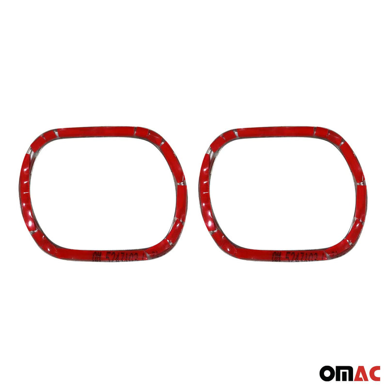 Cache de contour de feu antibrouillard pour Opel Corsa F 2020-2025 2 Pcs Acier