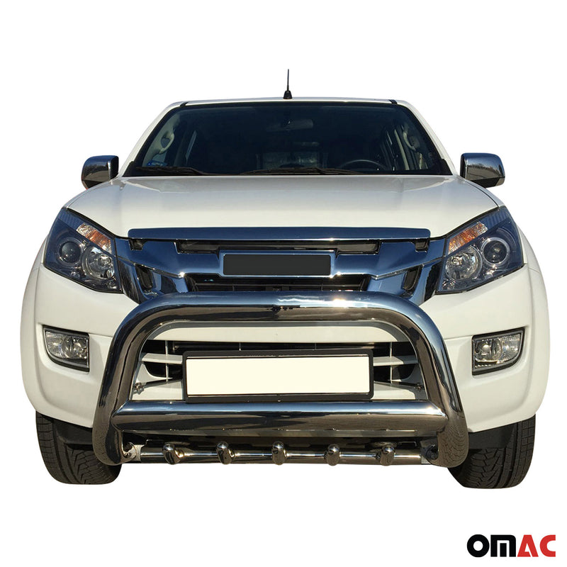 Pare-buffle Avant Protection pour Isuzu D-Max 2012-2015 Ø76mm en inox