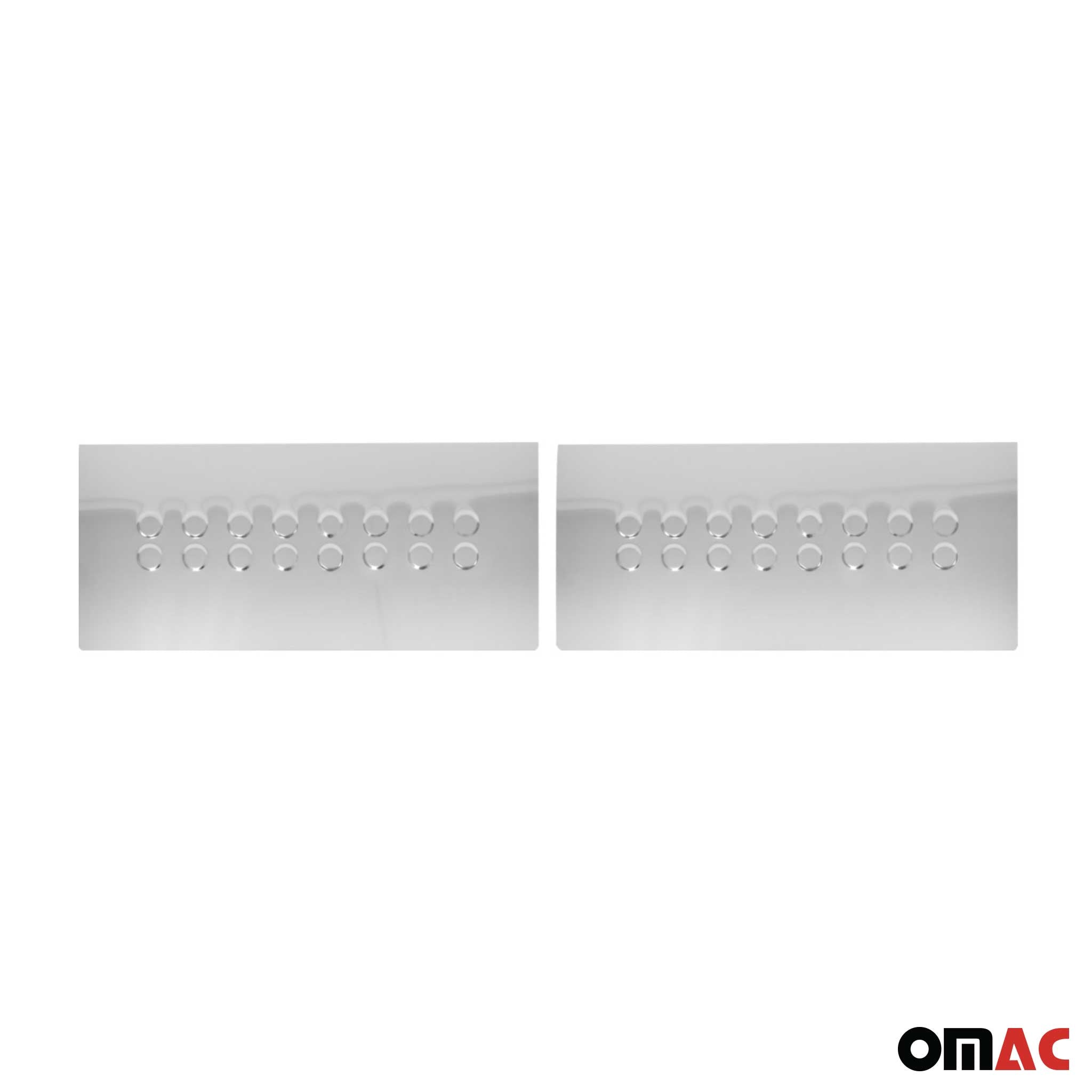 Couverture de Seuil de porte pour Citroen Jumper 2006-2026 acier inox chromé 2x