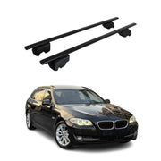 Barres de toit transversales pour BMW Série 5 F11 Break 2009-2017 Fer Noir 2Pcs