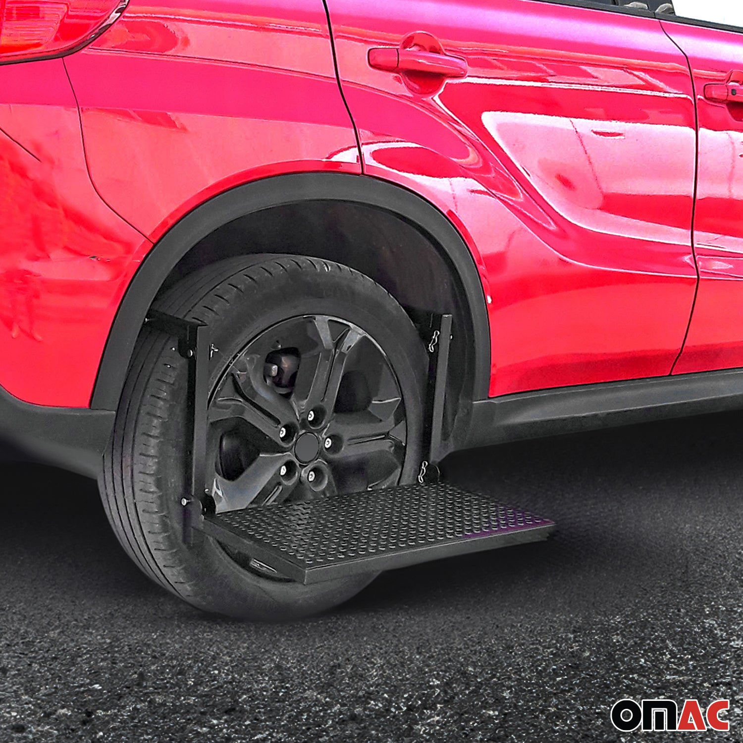 Marchepied de Roue pour VW Golf 8 en Aluminium Noir