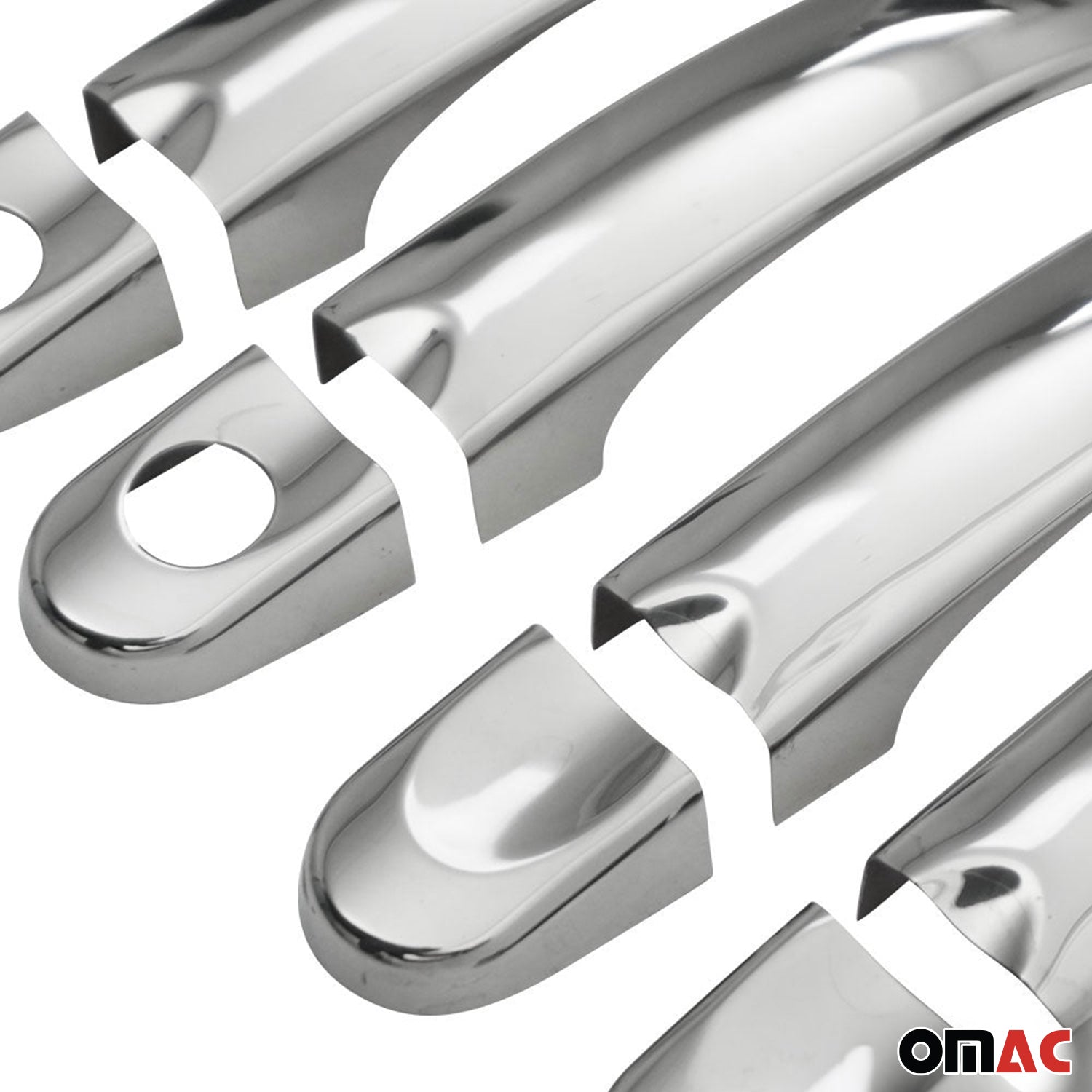 Couverture poignée de porte pour VW Multivan T5 2003-2015 4 Portes inox 8Pcs