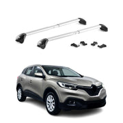Barres de toit transversales pour Renault Kadjar 2015-2022 Alu Gris 2x ABE