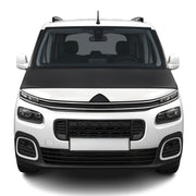 Protège Capot pour Citroen Berlingo 2018-2026 Masque de voiture vinyle Noir