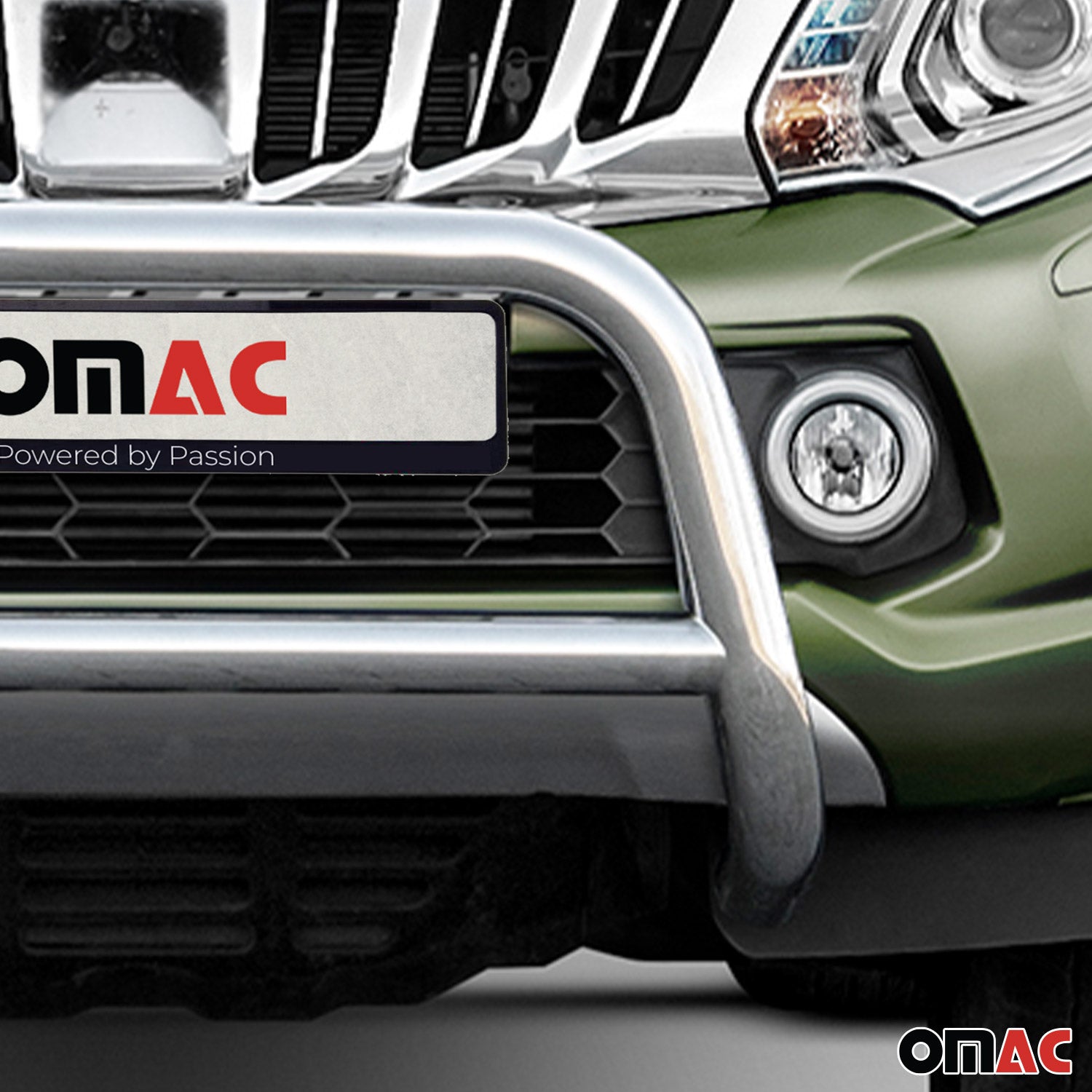 Pare-Buffle Avant Pour Mitsubishi L200 2015-2021 Acier Inoxy Argent