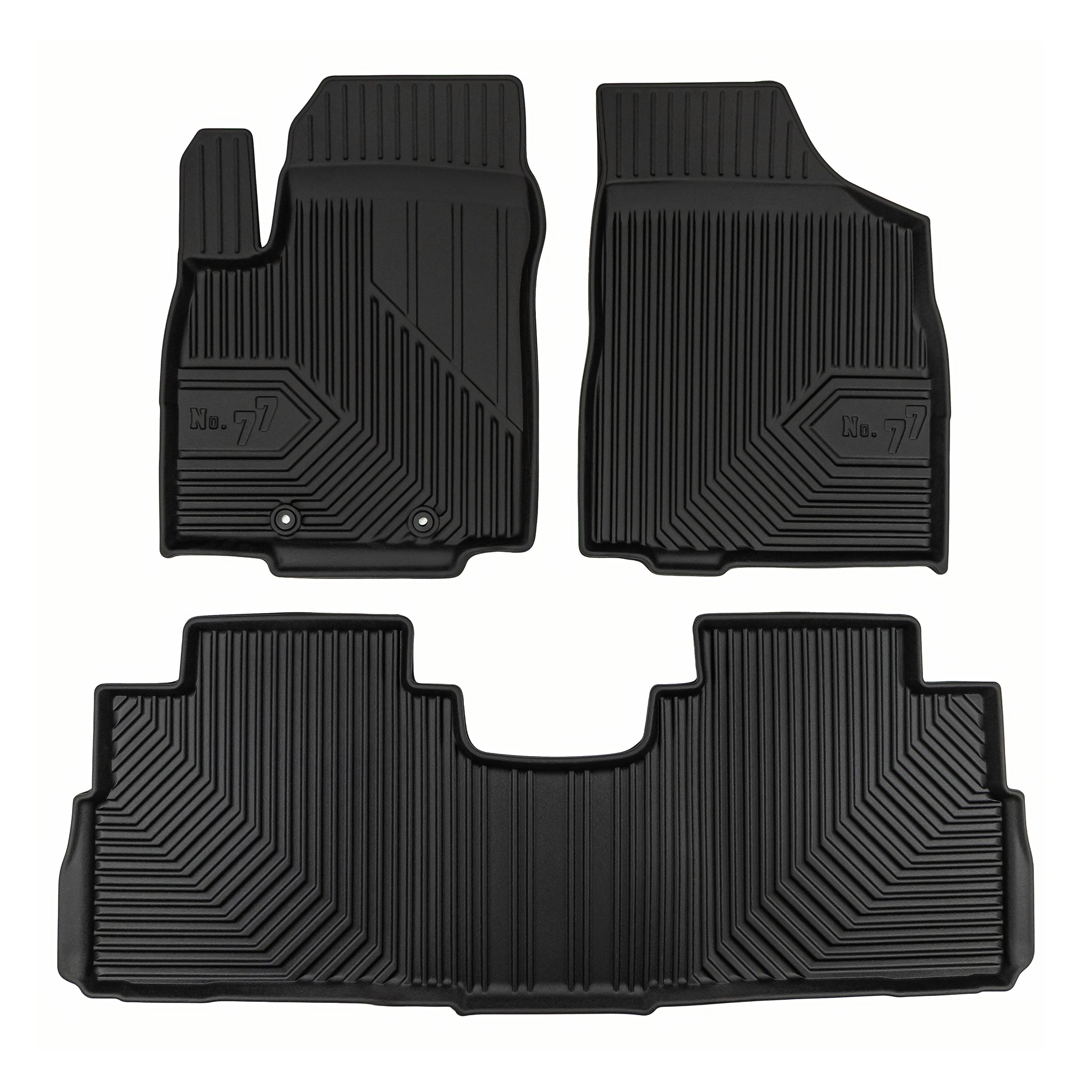 Tapis de Sol de Voiture pour Forthing U-Tour 2024-2026 TPE Imperméable 3Pcs