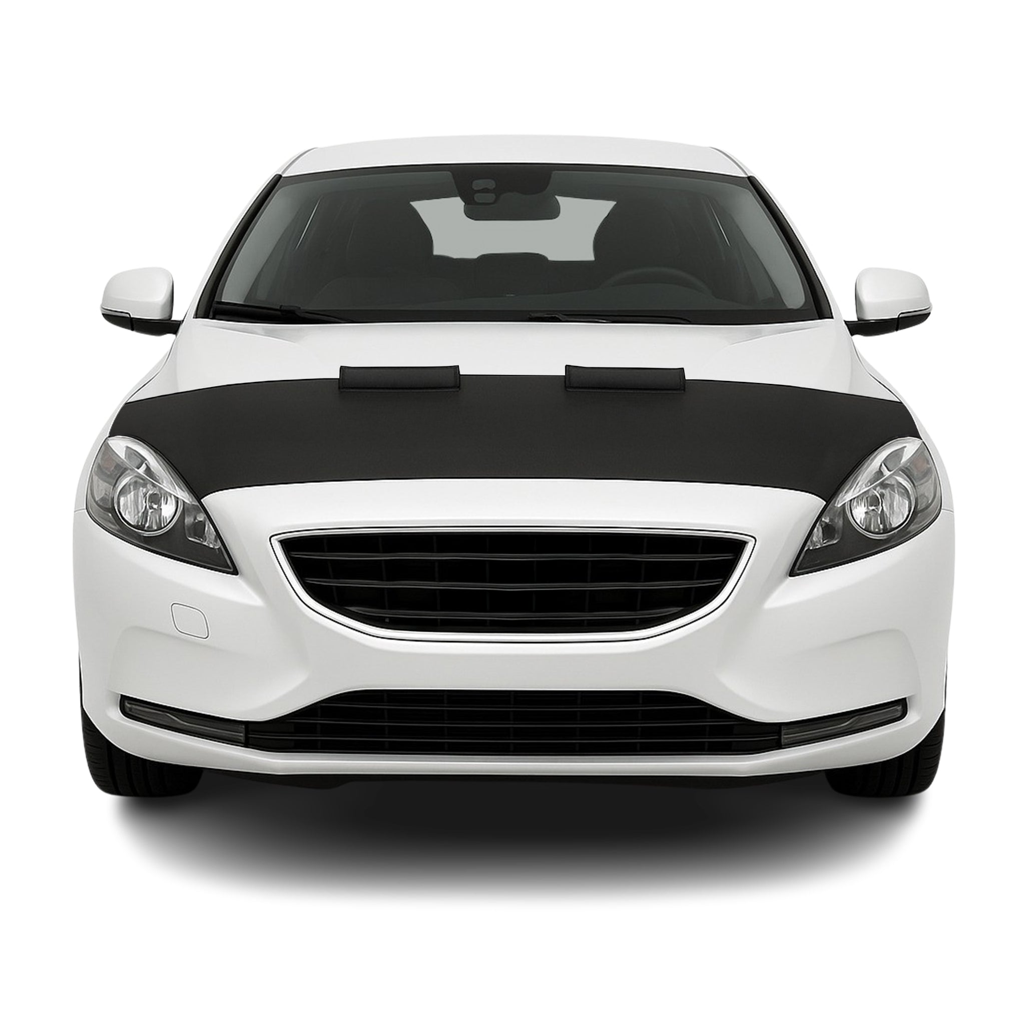 Protège Capot pour Volvo V40 2012-2016 Masque de voiture vinyle Noir