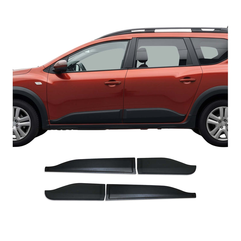 Baguettes de Porte protection Latérale pour Dacia Jogger 2022-2025 4Pcs Noir