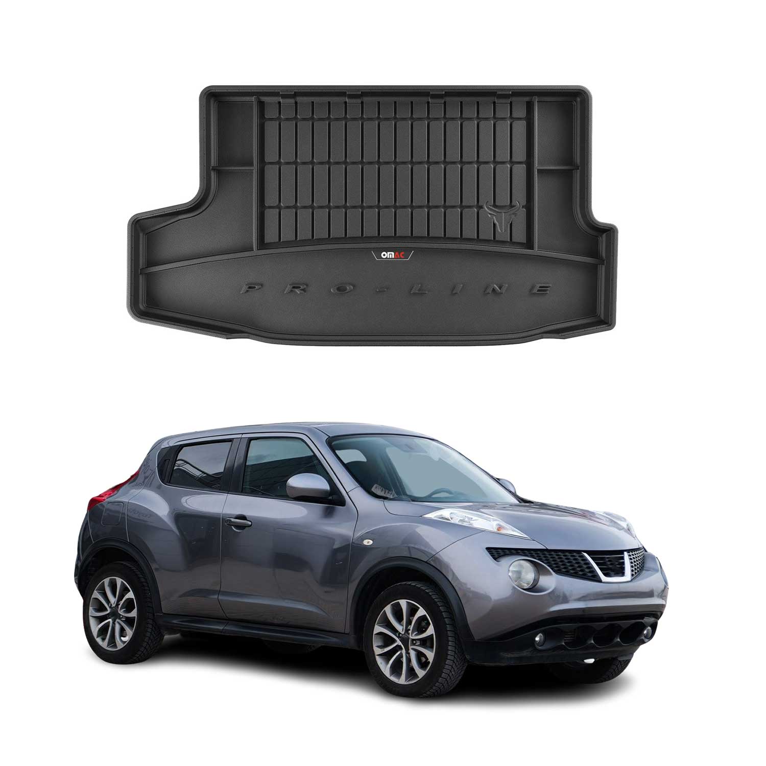 Tapis de Coffre pour Nissan Juke 2010-2019 TPE Noir