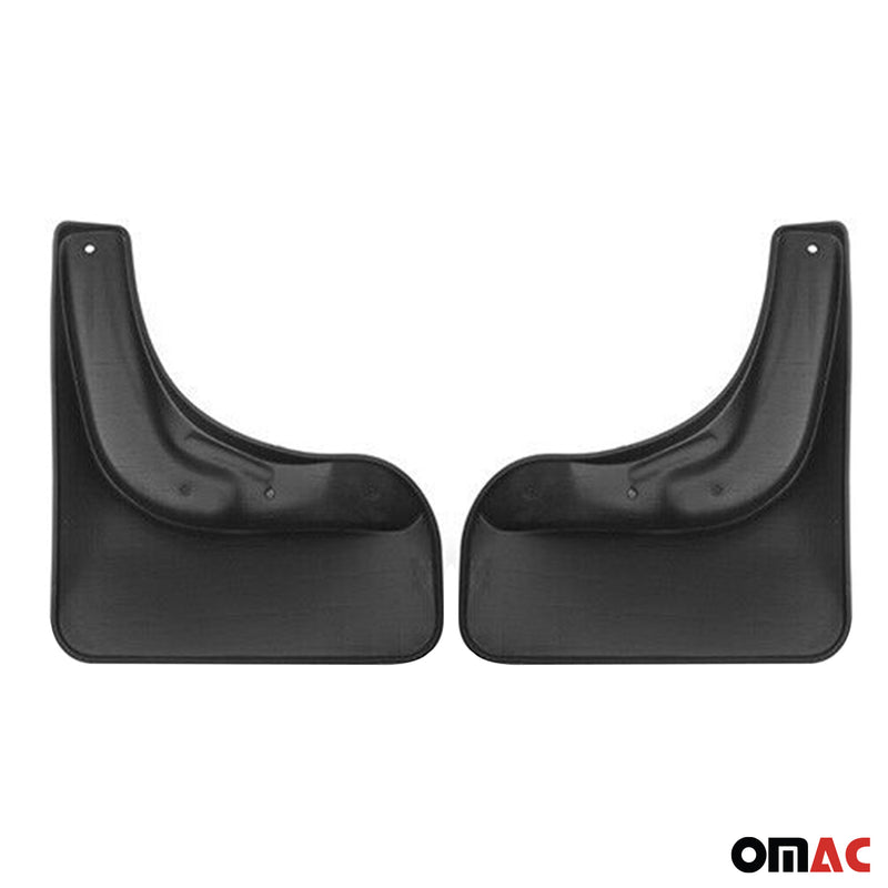 Bavettes Garde Boue pour Jeep Cherokee 2008-2013 Arrière Plastique Noir 2 Pcs