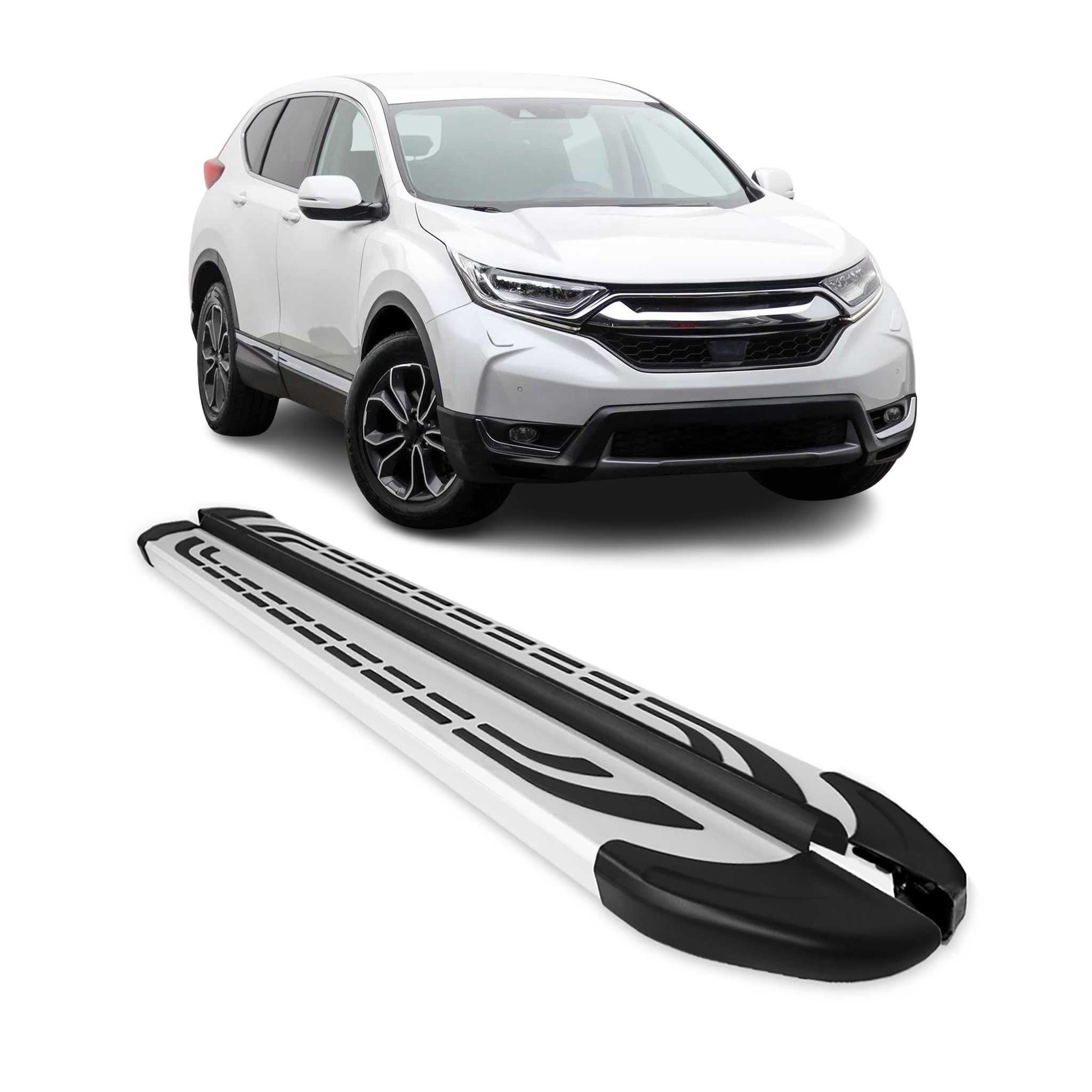 Marchepieds Latéraux pédale pour Honda CR-V 2017-2021 Aluminium Gris 2Pcs