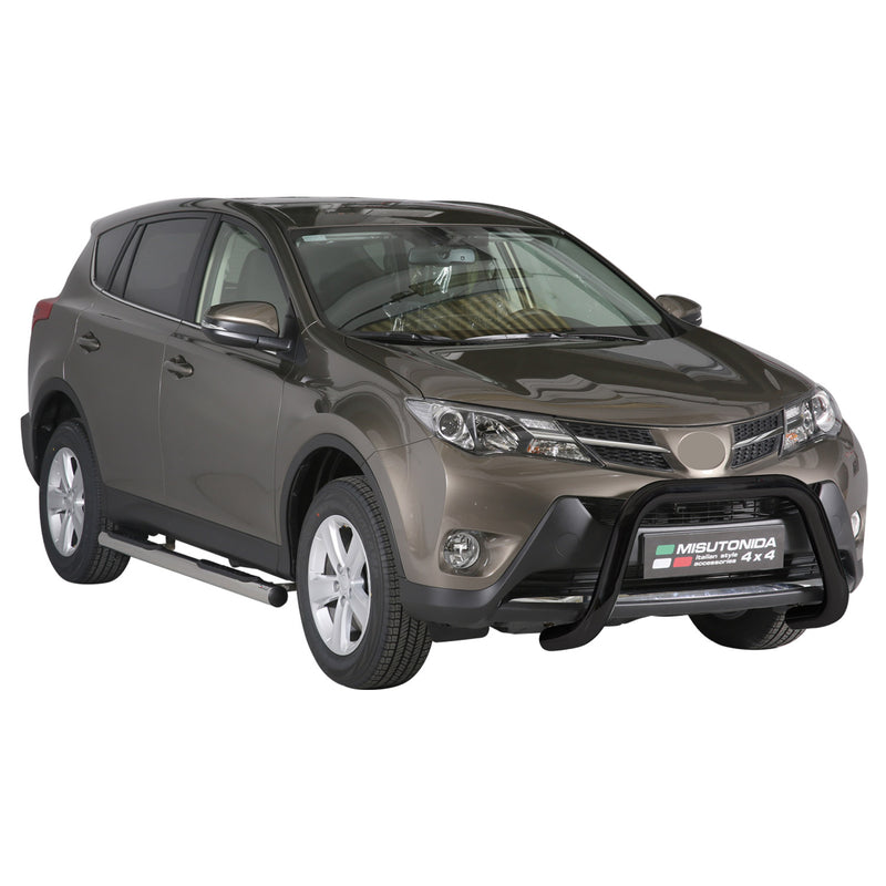 Pare-buffle Avant pour Toyota RAV4 XA40 2013-2015 76 mm en Acier Noir