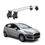 Barres de toit transversales pour Ford Fiesta VI 2013-2017 Acier Gris