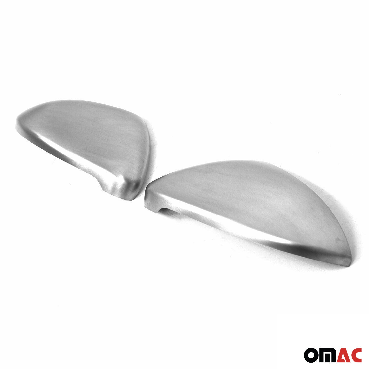 Coques de Rétroviseurs pour VW Touran 5 T1 en Acier Inoxydable Chromé Argent