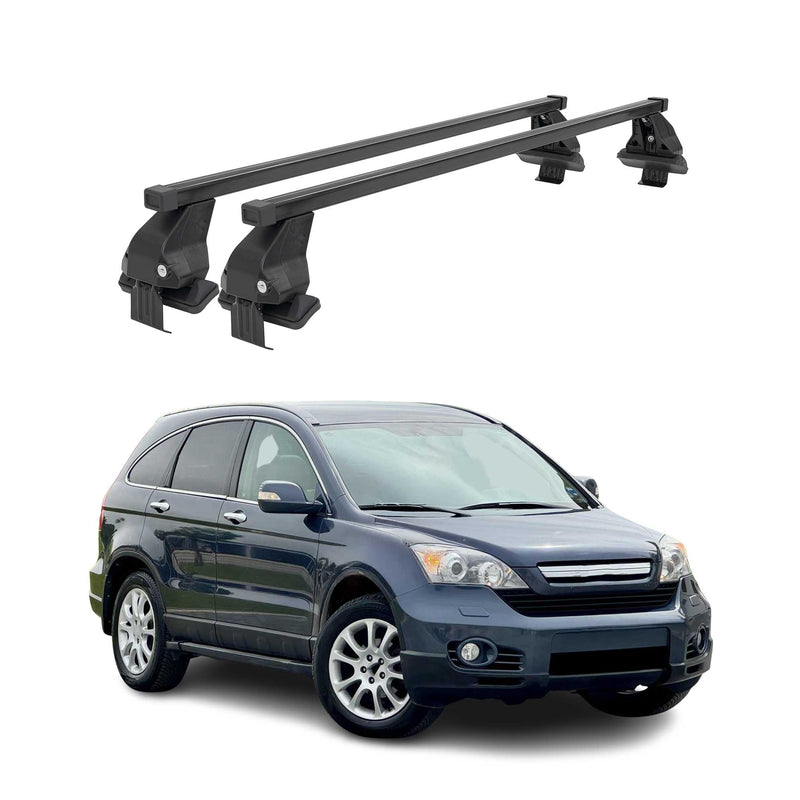 Barres Transversales Menabo pour Honda CR-V III 2007-2012 Noir