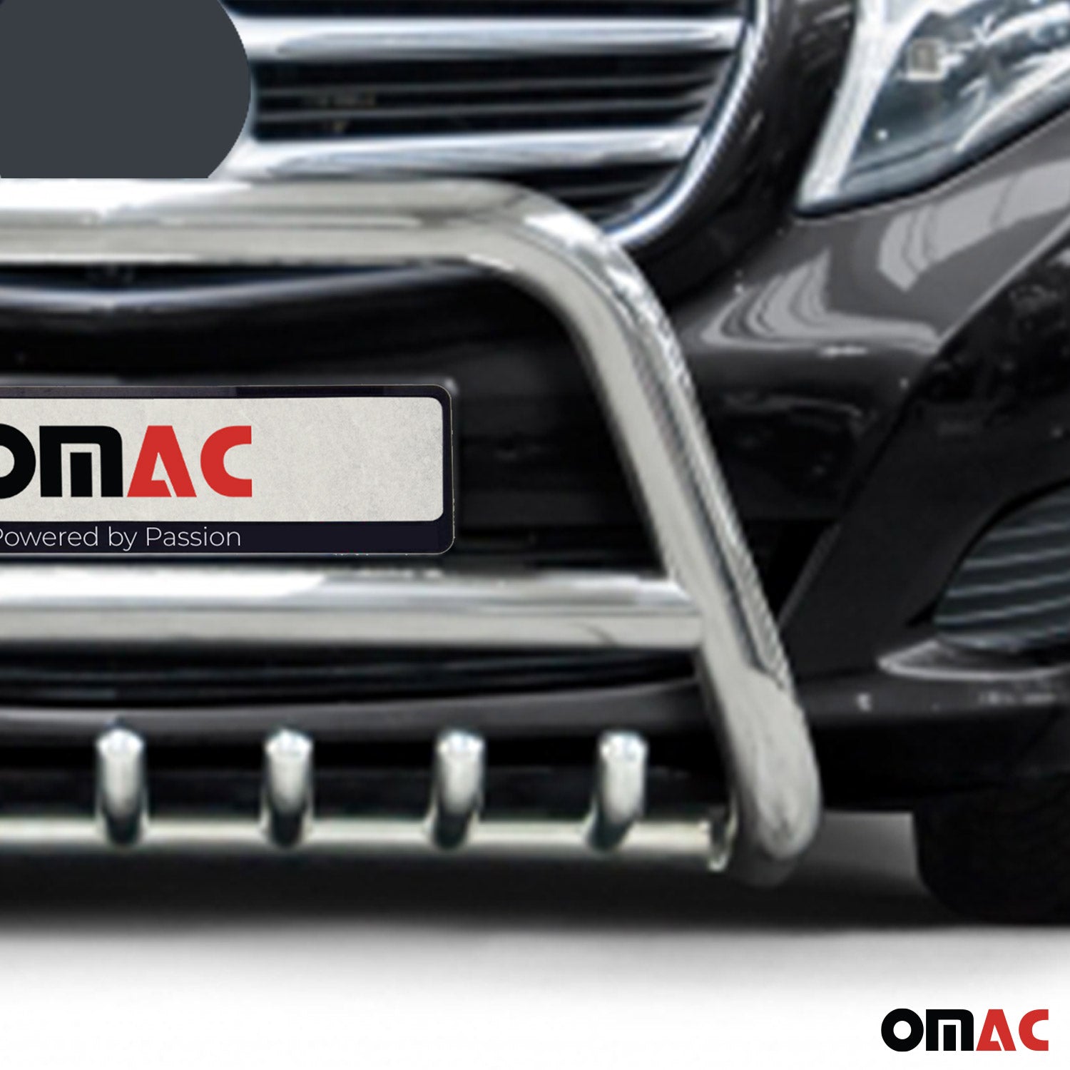 Pare-Buffle Avant Pour Mercedes Classe V 2014-2019 Argent