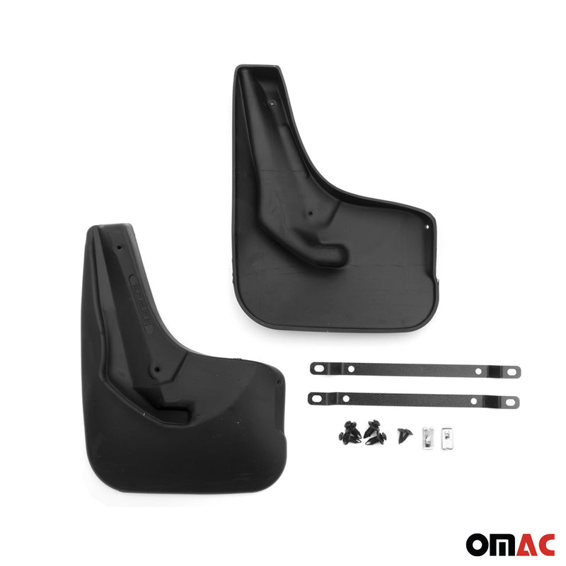 Bavettes Garde Boue pour Ford Focus Break 2011-2018 Avant et Arrière Noir 4Pcs