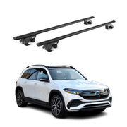 Barres de toit transversales pour Mercedes EQB X243 2022-2026 5 P Noir 2x ABE