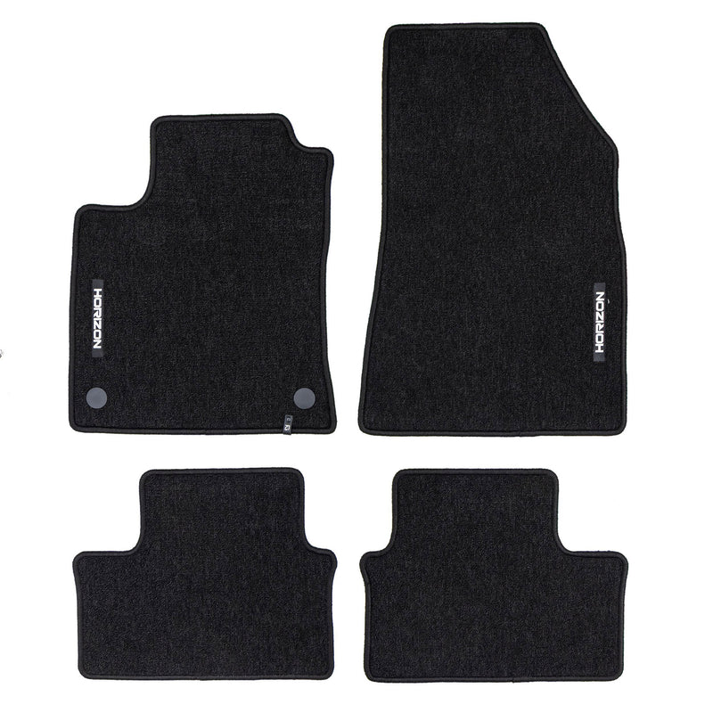 Tapis de Sol de Voiture pour Renault Clio V 2019-2025 Velours Imperméable 4Pcs
