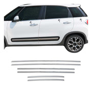 Garniture de Fenêtre pour Fiat 500L 2012-2021 Acier Inox 6Pcs