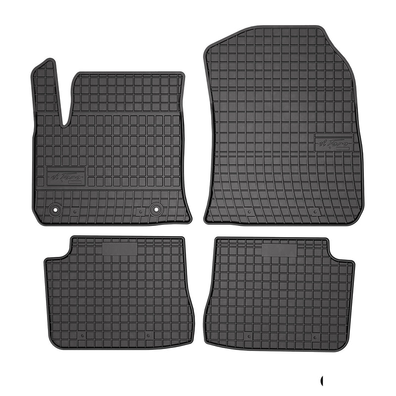 Tapis de Sol pour Opel e-Corsa 2019-2022 Caoutchouc Noir