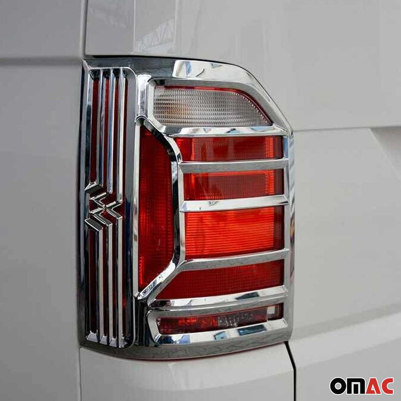 Cadre de Feu Stop Arrière pour VW T6 T6.1 Transporter tout 2015-2024 ABS Chromé