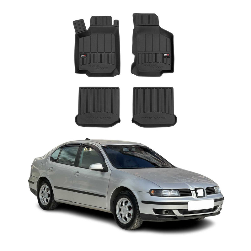 Tapis de Sol pour Seat Toledo 1999-2004 TPE Noir