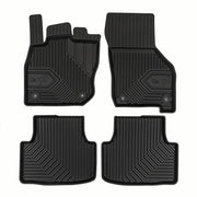 Tapis de Sol de Voiture pour VW Golf Break Mild Hybrid 2019-2026 TPE Noir 4Pcs