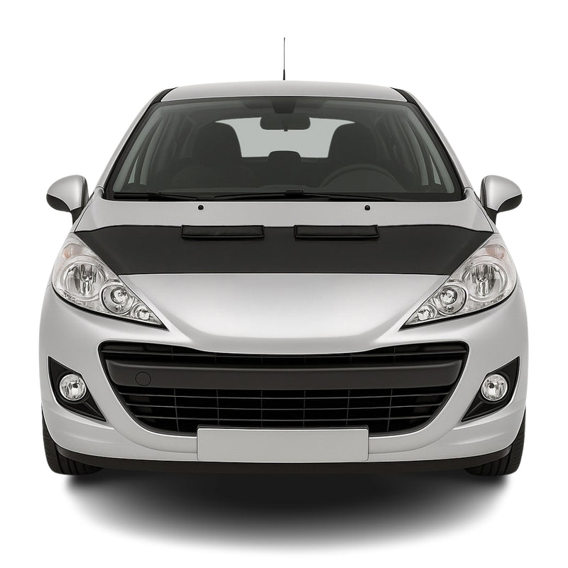 Protège Capot pour Peugeot 207 2006-2014 Masque de voiture vinyle Noir
