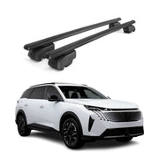 Barres de toit Transversales pour Peugeot 5008 III 2024-2026 Aluminium Noir 2Pcs